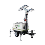 Manual Mast Lighting Tower – LED | Diesel | Trailer-Type (2.4–10 kW)